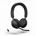 Produktbild: Jabra Evolve 2 65 MS Wireless Bluetooth Stereo USB-C Headset schwarz