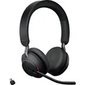Produktbild: Jabra Evolve2 65 MS Telefon On Ear Headset Bluetooth Stereo Schwarz Lautstär279