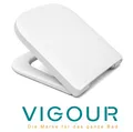 Produktbild: WC-Sitz WC-Deckel VIGOUR DERBY Klobrille Toilettensitz WC-Brille Toiletendeckel