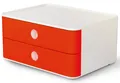 Produktbild: HAN 1120 Schubladenbox SMART-BOX ALLISON A5 mit 2 Schubladen - weiß/cherry red