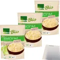 Produktbild: Edeka Bio Sauerkraut würzig mit Meersalz 3er Pack 3x520g Packung usy Block