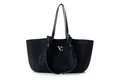Produktbild: Schultertasche Handtasche Alltag Bag Wildleder Schwarz