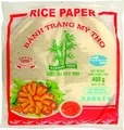Produktbild: Reispapier für Frühlingsrollen rund 22cm Vietnam 400g rot