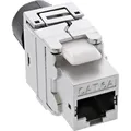 Produktbild: InLine® Premium Keystone RJ45 Buchse / LSA Einsatz, SNAP-In, Cat.6a