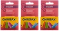 Produktbild: Ohropax Color farbige Ohrstöpsel, 3er Pack (3 x 8 Stück) - B-Ware