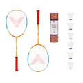 Produktbild: VICTOR Training Set mit Balldose, 2 Schläger (ca. 58 cm) + eine 6er Balldose