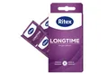 Produktbild: Ritex Kondome Longtime - 8er Packung - mit Doppel-Ring - extra starke Wände, Vegan - aus Naturkautschuklatex - Dimeticon-Gleitgel - Made in Germany