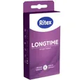 Produktbild: Ritex Kondome Longtime - Länger Lieben Packung mit, 8 St., Kondome mit Doppelring für ein lang anhaltendes Liebesspiel