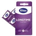 Produktbild: 8 Ritex LONGTIME Kondome - länger lieben mit Doppel-Ring für festeren Sitz