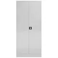 Produktbild: ClassiX Putzmittelschrank X-545520 lichtgrau 4 Fachböden 80,0 x 38,0 x 180,0 cm, aufgebaut, 1 St.