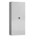 Produktbild: Mehrzweckschrank Spind Spindschrank abschließbar 1800 x 800 x 380 mm, lichtgrau
