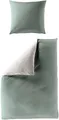 Produktbild: BIERBAUM Wendebettwäsche Modern Uni in Gr. 135x200 oder 155x220 cm, Renforcé, 2 teilig, Modernes Unidesign: Schlichte, elegante Optik für jedes Schlafzimmer