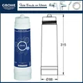 Produktbild: GROHE 40430001 BWT-Austauschfilter BLUE M-Size 1500 l bei 20Grad dKH 315mm