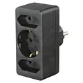 Produktbild: Hama Steckdosenadapter mit 3-fach Multistecker Zwischenstecker Mehrfachstecker