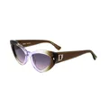 Produktbild: Dsquared Unisex D2 0092/s Sonnenbrille, 2RO/O9 BROWN LILAC, 51
