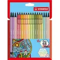 Produktbild: STABILO Fasermaler Pen 68, 18er Kartonetui