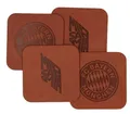Produktbild: FCB FC Bayern München Untersetzer braun (Artikel-Nr. 34981)