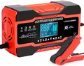 Produktbild: 10A Autobatterie Ladegerät 12V 24V 7-Stufen LCD Display