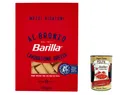 Produktbild: 20x Barilla Mezzi Rigatoni al Bronzo Bronze Gezogene Pasta 400g+Polpa 400g