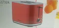 Produktbild: Retro Toaster   Doppeltoaster Doppelschlitz 1000W 6 Stufen  Rot L