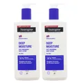 Produktbild: 2x Neutrogena Deep Moisture Bodylotion Norwegische Formel trockene Haut je 400ml