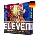 Produktbild: Portal Games - Eleven: International Cup | Deutsche Version | Die Erweiterung zu Eleven | Brettspiel | 1-4 Spieler | 60 bis 120 Minuten | Ab 14 Jahren | Strategisches Fußballspiel | Sportspiel