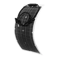 Produktbild: RAMSUN 25 Watt 12 Volt flexibles monokristallines Solarpanel für Wohnmobile Camper Van Boote und mehr (Solarplatten)