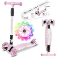 Produktbild: COIL Kinderroller, Dreiradscooter, Tretroller, Dreirad-Balance-Roller, Cityroller, ABEC-7-Lager, 3-stufige Lenkradverstellung, LED-Räder (Panda)
