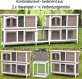 Produktbild: Doppel Hasenstall Kombi 280x50x104 cm
