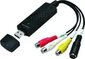 Produktbild: LogiLink USB Audio / Video Grabber - USB-A zu 3× Cinch + miniDIN5, schwarz