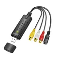 Produktbild: USB Video Grabber USB-A/M zu 3xCinch + miniDIN5/F Audio VHS digitalisieren