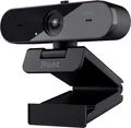 Produktbild: Trust Taxon 2K QHD Webcam aus 85% Recycling-Kunststoff, 2560x1440p USB Kamera PC mit Abdeckung, Autofokus, Weitwinkel, 2 Mikrofone, Videokamera für Konferenzen, Videoanrufe, Skype, Teams, Zoom