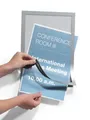 Produktbild: DURAFRAME® Info-Rahmen 488223 mit Magnetverschluss DIN A4, silber, Großpack