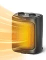 Produktbild: PELONIS Mini Elektrischer Heizlüfter 2000W mit zwei Heizstufen und Lüfter, Keramik-Tischheizung für Badezimmer, Schlafzimmer, Tischheizung mit Temperaturregelung
