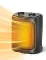 Produktbild: Mini Elektrischer Heizlüfter 2000W mit zwei Heizstufen und Lüfter, Keramik-Ti...