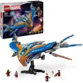 Produktbild: LEGO Marvel Guardians of the Galaxy: Die Milano, baubares Raumschiff-Modell mit 4 Superhelden-Minifiguren, Avengers Flieger für Weltraumabenteuer,... - Bronze