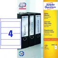 Produktbild: AVERY Zweckform Ordnerrcken-Etiketten, 59 x 192 mm, weiá