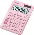 Produktbild: CASIO Tischrechner MS-20UC-PK, 12-stellig, in Trendfarben, Steuerberechnung, Zei