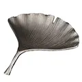 Produktbild: riess-ambiente.de Dekorative Schale Ginkgo 42cm Silber Handmade Metall