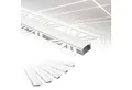 Produktbild: Hexim LED-Stripe-Profil 2m Trockenbauprofil Alu LED Profil Unterputz (10m/5Stk, ALED-2 20mm), 2m Trockenbauprofil Alu LED Profil Unterputz (10m/5Stk, ALED-2 20mm)
