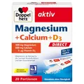 Produktbild: Doppelherz Magnesium + Calcium + D3 DIRECT - Magnesium als Beitrag für die normale Muskelfunktion und den Knochenerhalt - 20 Portionen Micro-Pellets mit Zitronen-Geschmack