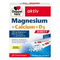 Produktbild: Doppelherz Magnesium+Calcium+D3 Direct Pellets, 20 St PZN 07014117