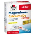 Produktbild: DOPPELHERZ Magnesium + Calcium + D3 direct Pellets 20St PZN: 7014117