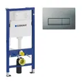 Produktbild: Geberit UP100 Duofix Basic mit Betätigungsplatte Delta50 (früher Delta51) chrom