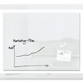 Produktbild: Sigel GL211 Glas-Whiteboard / große Glasmagnettafel Artverum, 90x120 cm, super-weiß