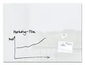 Produktbild: SIGEL GL211 Premium Glas-Whiteboard 120x90 cm super-weiß hochglänzend, SGS geprüft, einfache Montage, incl. 2 starke Magnete, Glas-Magnettafel für Büro & Schule, Artverum