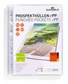 Produktbild: Durable Prospekthüllen A4 in Premiumqualität, aus recyceltem PP, 100 Stück, oben offen, 268419