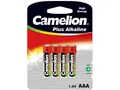 Produktbild: Micro-Batterien CAMELION AlkalinePlus Typ AAA/LR03, 1,5V, 4er-Pac