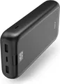 Produktbild: Hama Performance 24 - Powerbank - 24000 mAh - 88,8 Wh - 3 A - Fast Charge - 3 Ausgabeanschlussstellen (2 x USB, 24 pin USB-C) - auf Kabel: USB-C - Anthrazit (00201711)