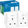 Produktbild: Funksteckdosen TP-Link Tapo P100 Mini Smart Wi-Fi Socket 2er